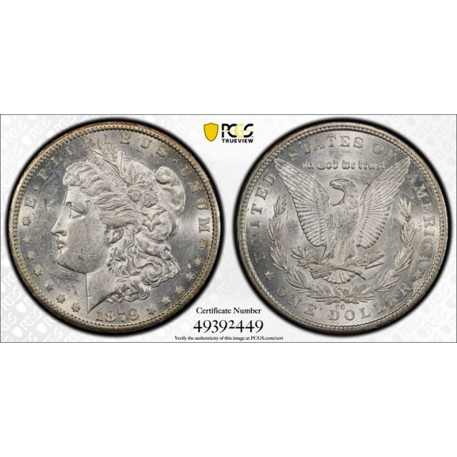 1879-CC $1 Morgan Dollar PCGS AU58