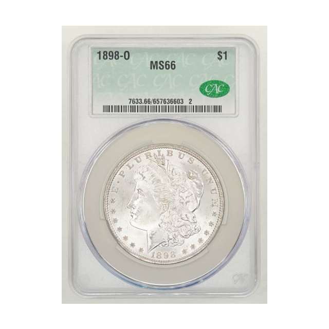1898-O $1 Morgan Dollar CACG MS66 (CAC)