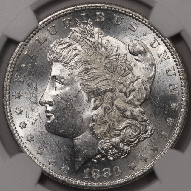 1883-S Morgan Dollar S$1 NGC MS61 (CAC)