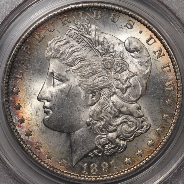 1891-S $1 Morgan Dollar PCGS MS64 (CAC)