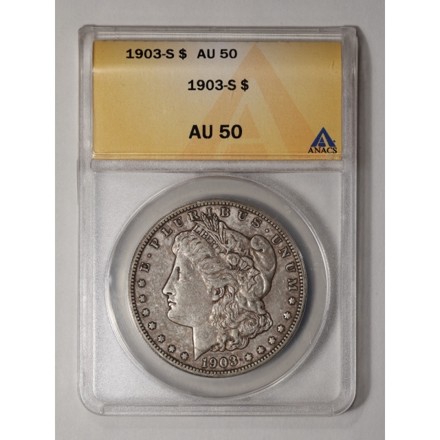 1903-S $1 Morgan Dollar ANACS AU50