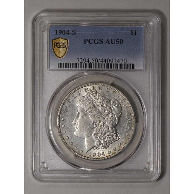 1904-S $1 Morgan Dollar PCGS AU50