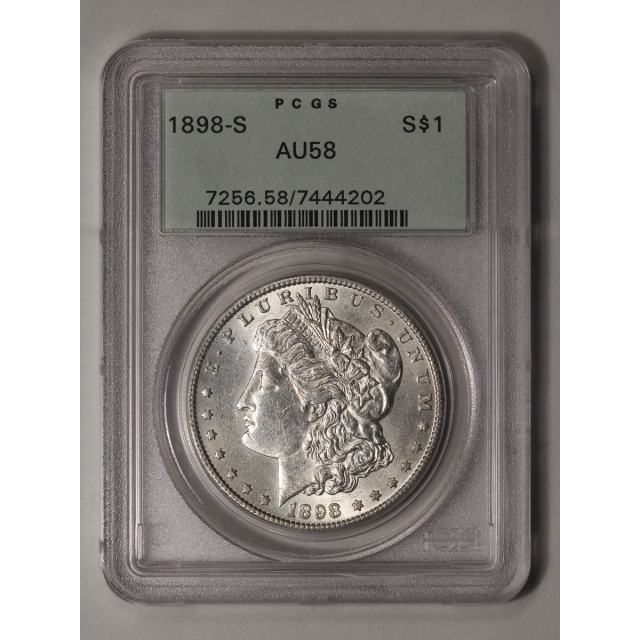 1898-S $1 Morgan Dollar PCGS AU58
