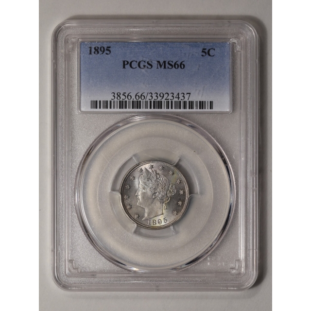 1895 5C Liberty Nickel PCGS MS66