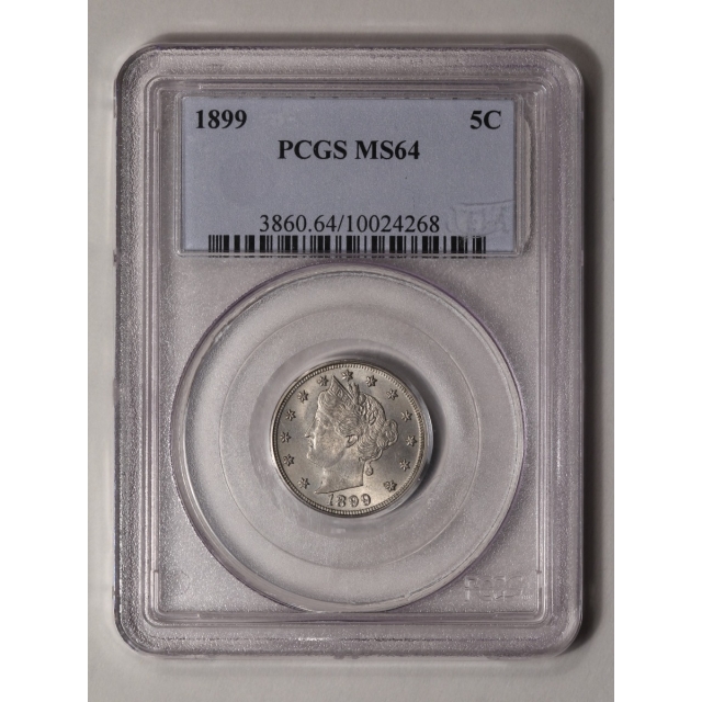 1899 5C Liberty Nickel PCGS MS64