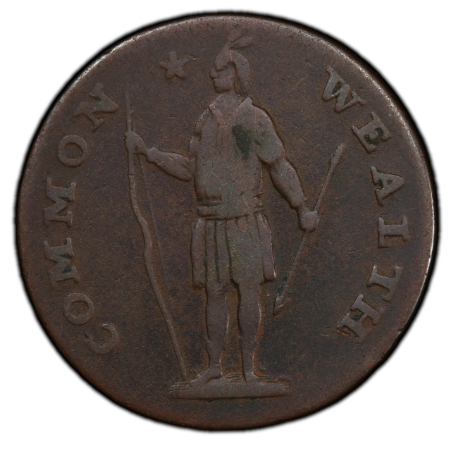 1788 Cent Massachusetts Colonials - Massachusetts Copper Coins (Official) PCGS VF20